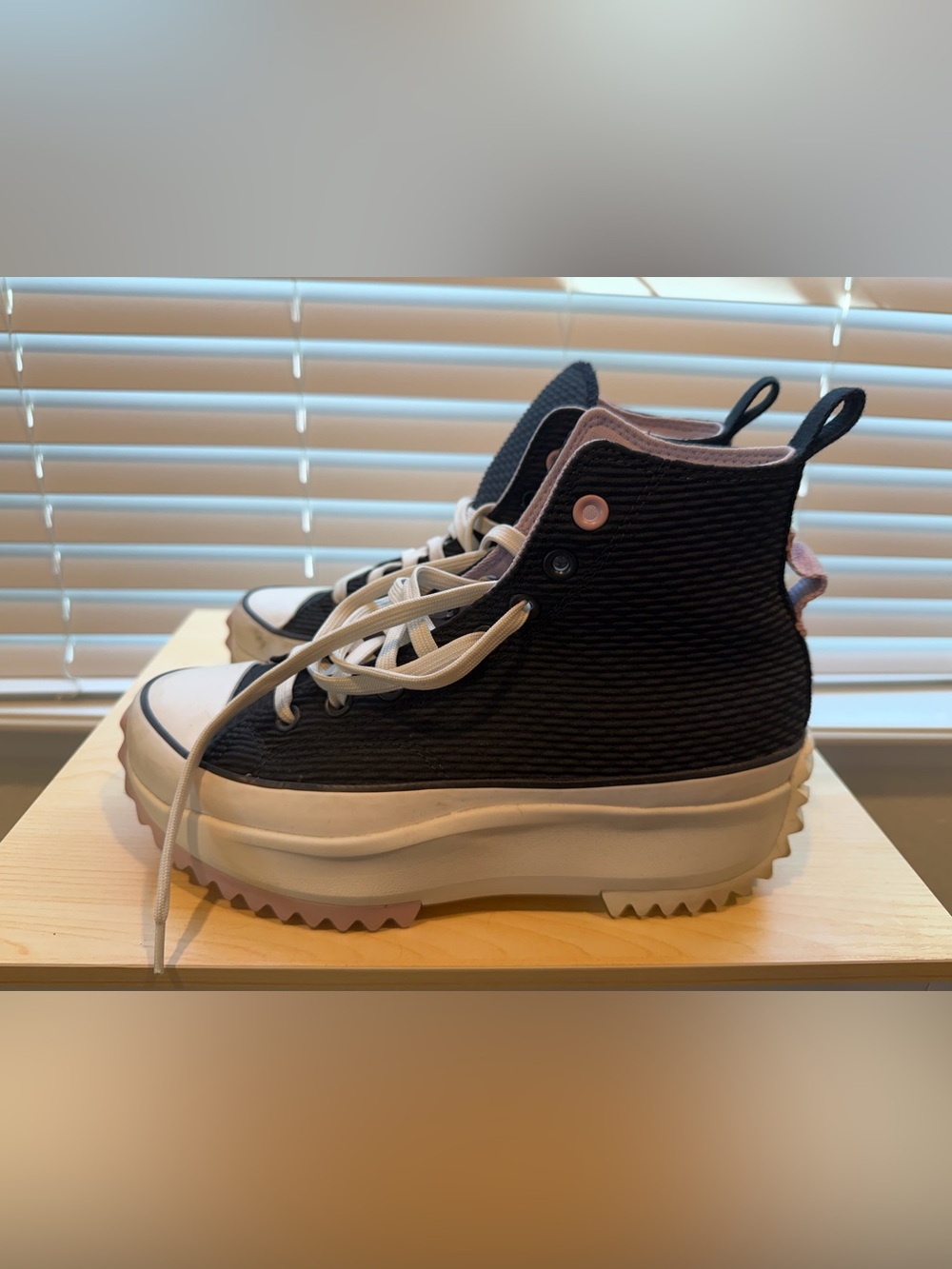 Converse Black High-Top Platform Sneakers